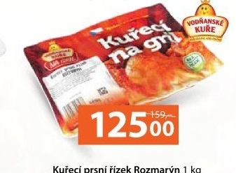 Kuřecí prsní řízky marinované Rozmarýn na gril Vodňanské kuře