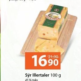 Sýr Illlertaler 45%