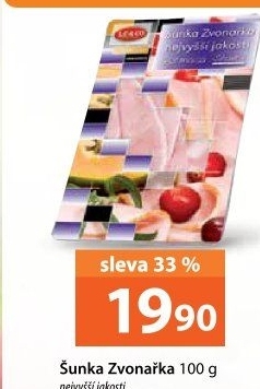 Šunka Zvonařka nejvyšší jakosti LE&amp