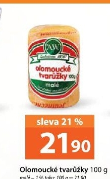 Sýr tvarůžky olomoucké A.W.