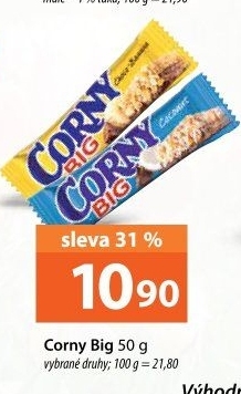 Tyčinka cereální BIG Corny
