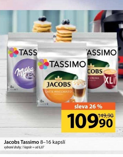 Kapsle Tassimo Jacobs