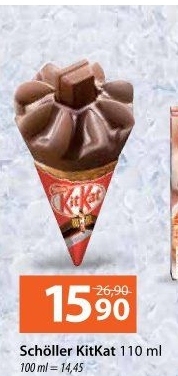 Nanuk kornout Kit Kat Nestlé