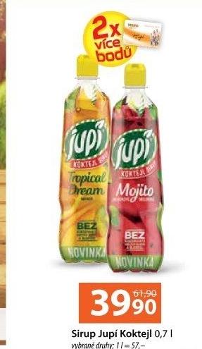 Sirup Koktejl Jupí