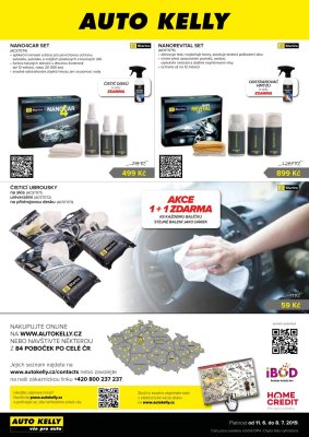 akční leták Auto Kelly 11.6.2019-8.7.2019