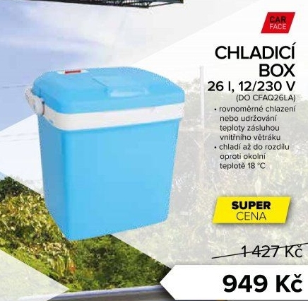 Autochladnička elektrická Carface - Auto Kelly akcniletaky.com