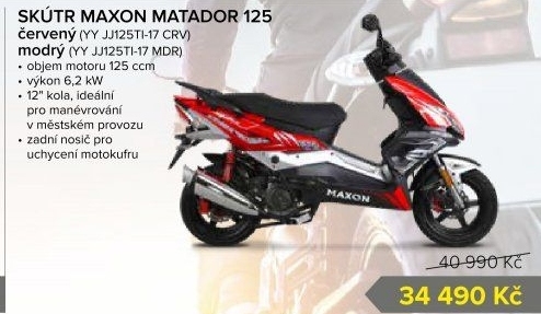 Skútr Maxon Matador 125