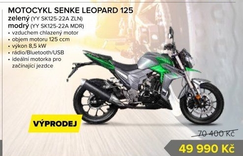 Motocykl Senke Leopard 125