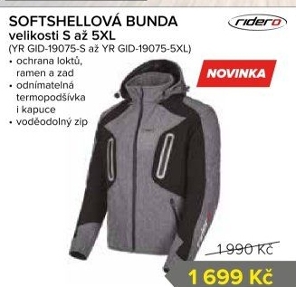 Softshellová bunda pánská Ridero
