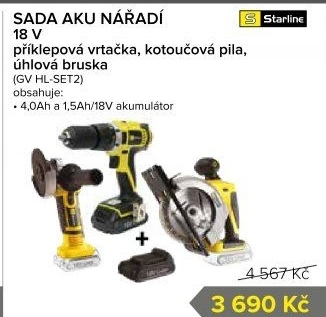Sada aku nářadí Starline