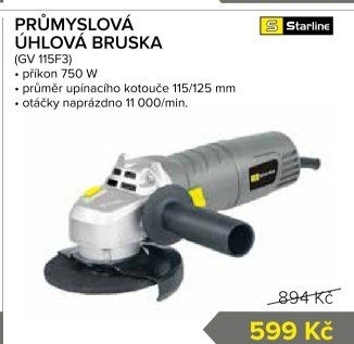 Úhlová bruska Starline