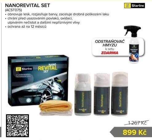 Autokosmetika Nano Revital set Starline