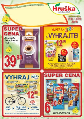 akční leták Hruška 11.6.2019-17.6.2019