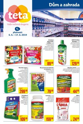 akční leták Teta drogerie 6.6.2019-17.6.2019