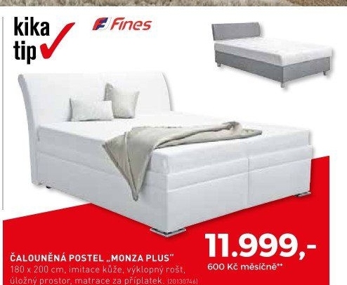 Čalouněná postel Monza plus
