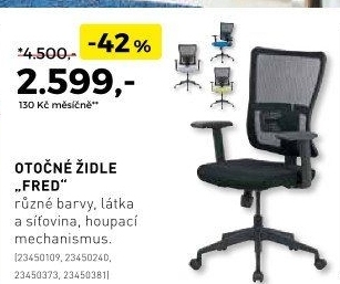 Otočná židle Fred