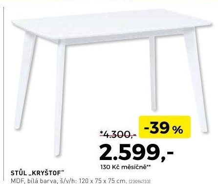 Stůl Kryštof