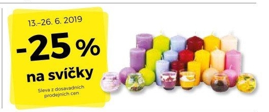 -25% na svíčky