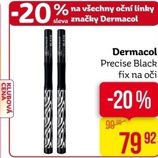Linky oční Precise Black Dermacol
