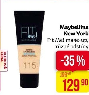 Make up Fit me! Matte + Poreless Maybelline