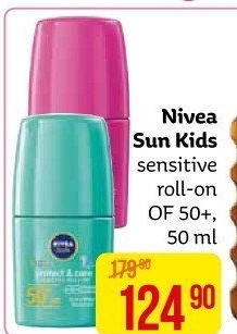 Mléko dětské barevné na opalování kuličkové roll-on OF 50+ Protect &amp