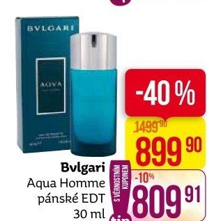 Toaletní voda Aqua Pour Homme Bvlgari