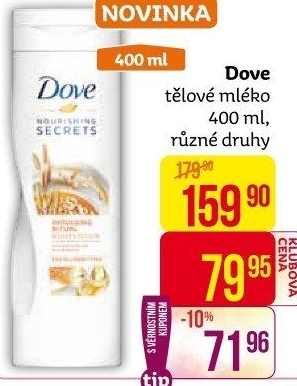 Tělové mléko Dove