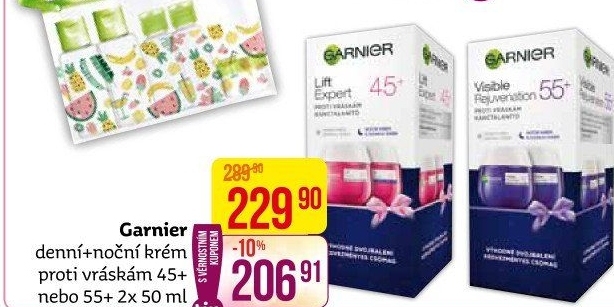 Balení krém denní a noční proti vráskám Garnier