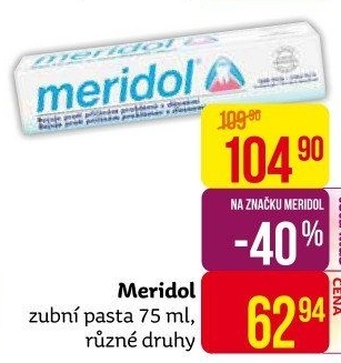 Pasta na zuby Meridol