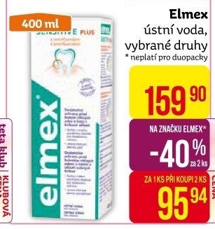 Ústní voda Elmex