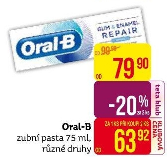 Pasty na zuby Oral-B