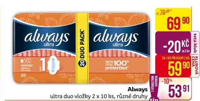 Vložky dámské Ultra Always