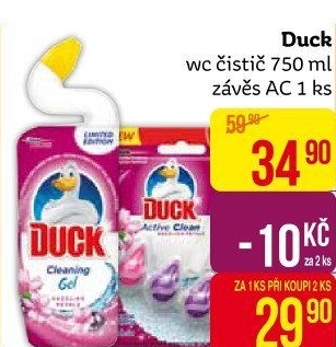 Gelový čistič WC Duck