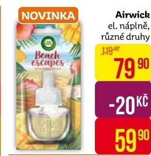 Osvěžovač vzduchu Essential Oils Air Wick - náplň