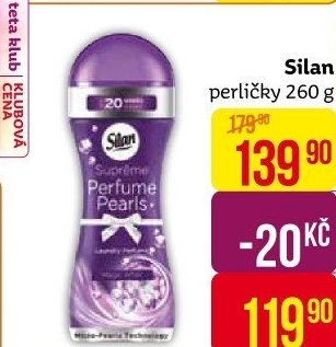Vonné perličky do pračky Silan