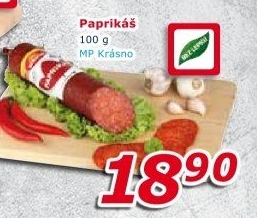 Salám Paprikáš Krásno