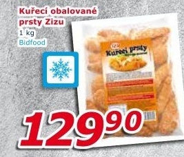 Obalované kuřecí stripsy mražené Zizu