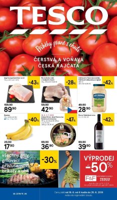 akční leták Tesco 19.6.2019-25.6.2019