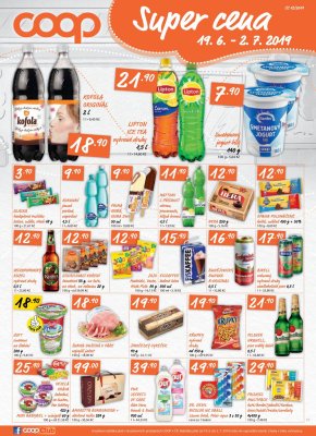 akční leták COOP 19.6.2019-25.6.2019