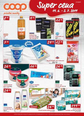 akční leták COOP 19.6.2019-25.6.2019