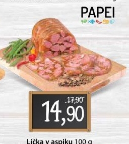 Líčka v aspiku Lahůdky Papei