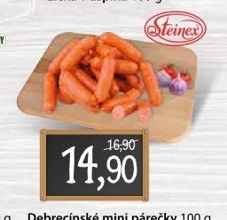 Párky debrecínské mini Steinex