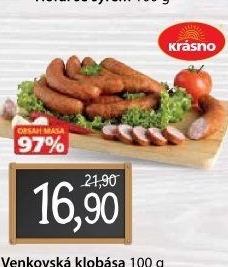 Venkovská klobása Krásno