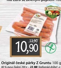Párky české originál Z Gruntu