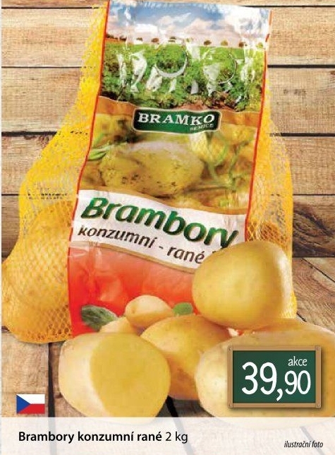 Brambory konzumní rané