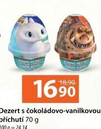Dezert pro děti s překvapením Mlékárna Valašské Meziříčí