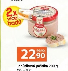 Paštika lahůdková Sláma