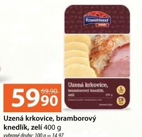 Krkovice uzená s bramborovým knedlíkem a zelím Vltavotýnské lahůdky
