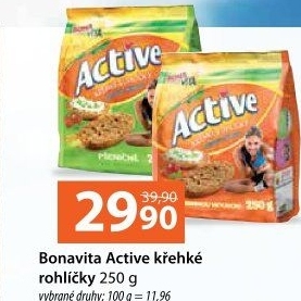 Křehké rohlíčky Active Bonavita