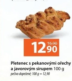 Pletenec s pekanovými ořechy